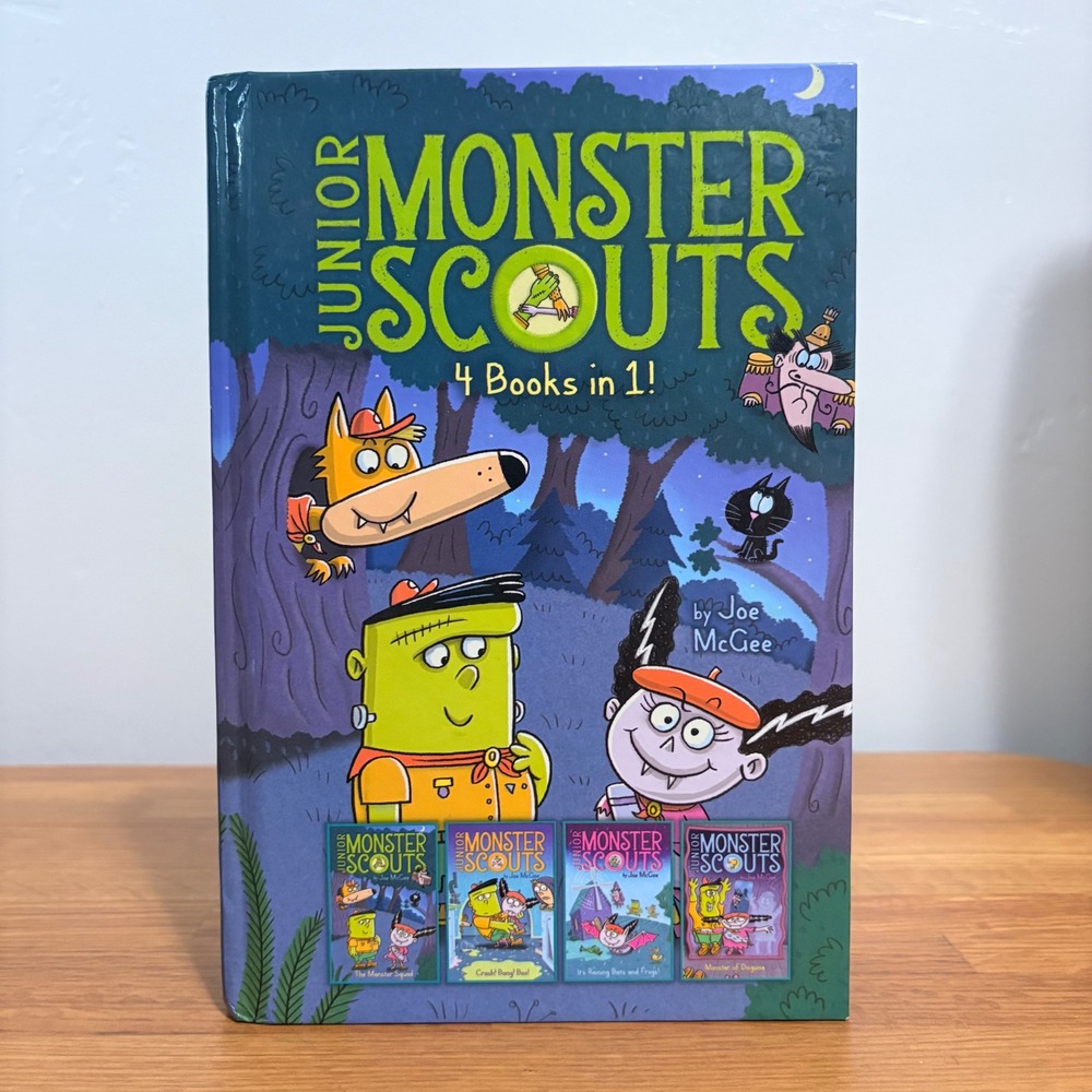 Junior Monster Scouts 4 Books in 1 McGee 1st Edition English Book Hardcover